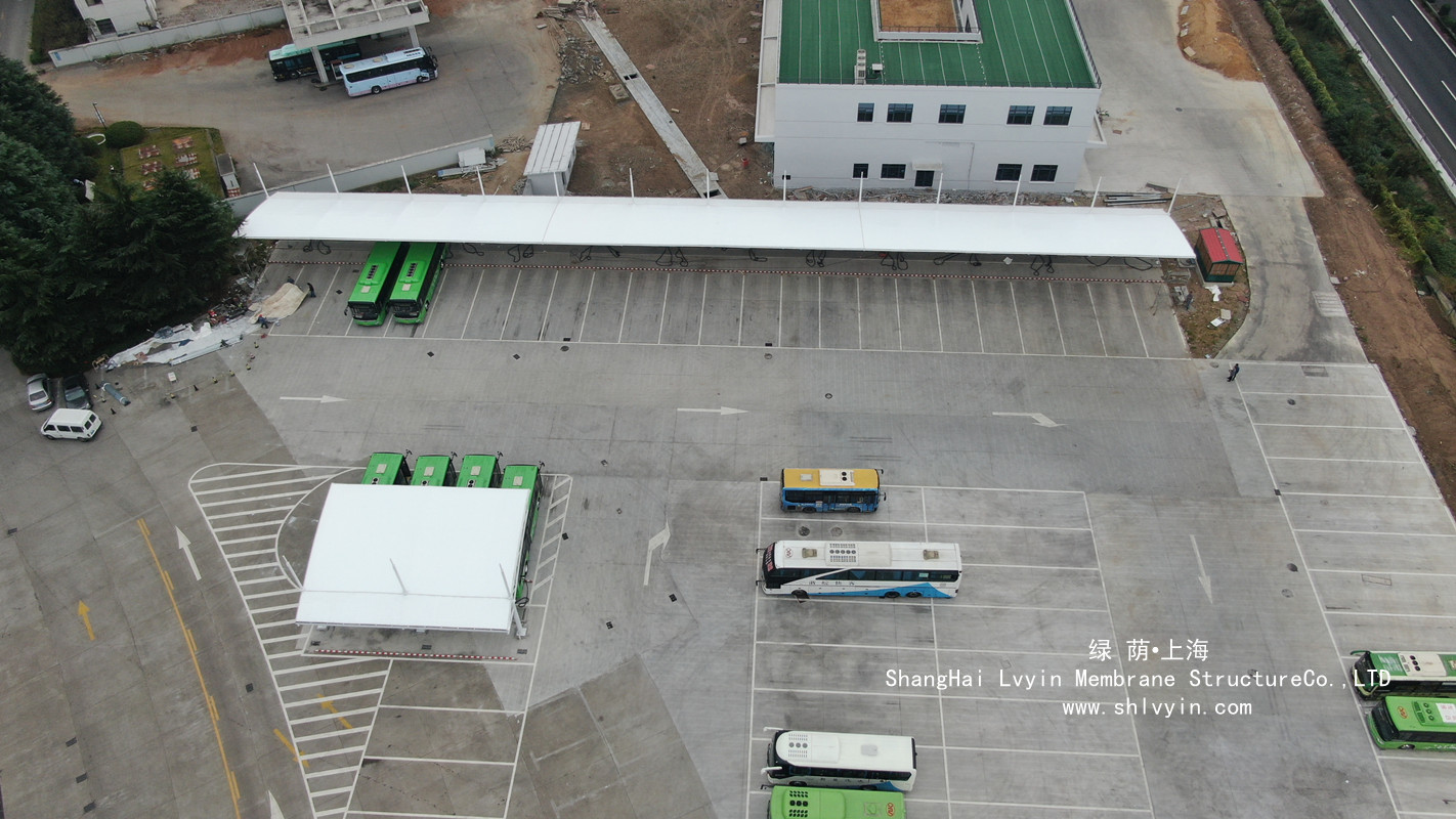 新昌公交車(chē)站膜結(jié)構(gòu)車(chē)棚